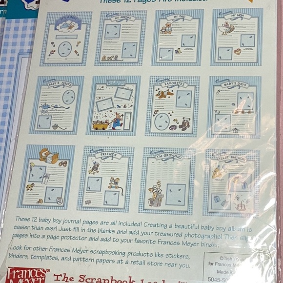 FINAL SALE PRICE Frances Meyer Scrapbooking Supplies Set of 9 - Picture 3 of 6